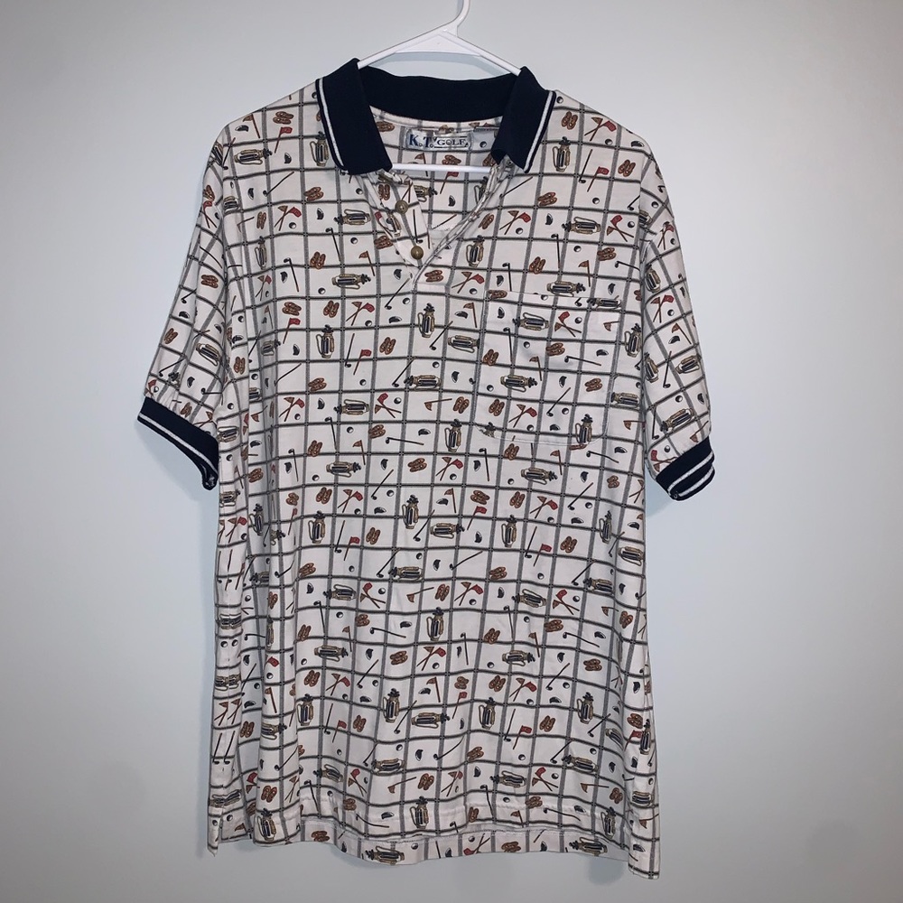 VINTAGE KT golf polo! Cool style and comfy!